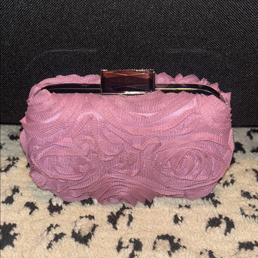 Elegant Lilac Clutch Bag
